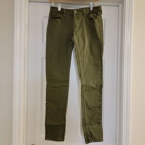 Arizona Army Green skinny Jeans size 7